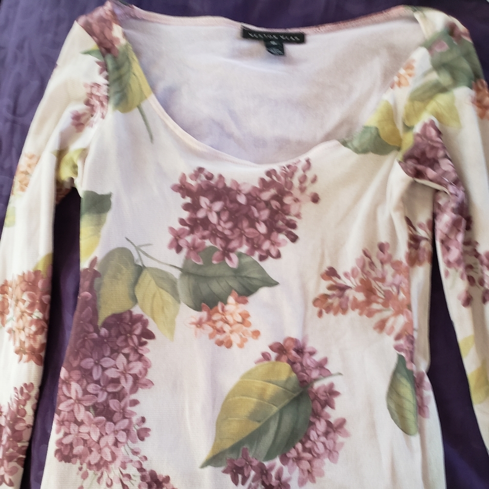 | Anthro | Weston Wear Floral Long Sleeve Too